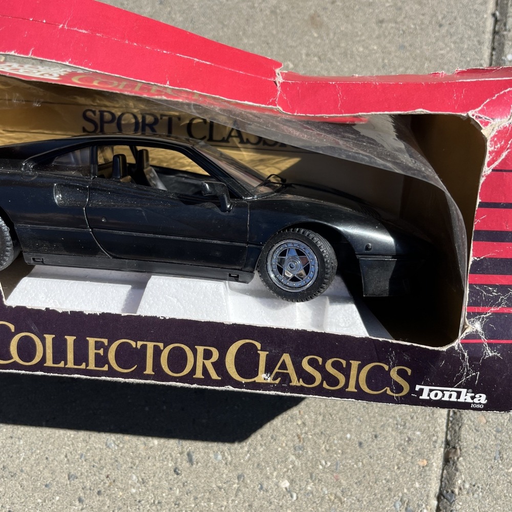 1988 Tonka 1081 Real Racers Collector Classics Black Ferrari GTO 1